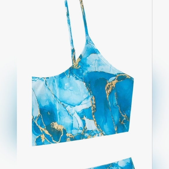 Floerns Women's Tie Dye Ruched Bikini #618 NWOT - Picture 10 of 11